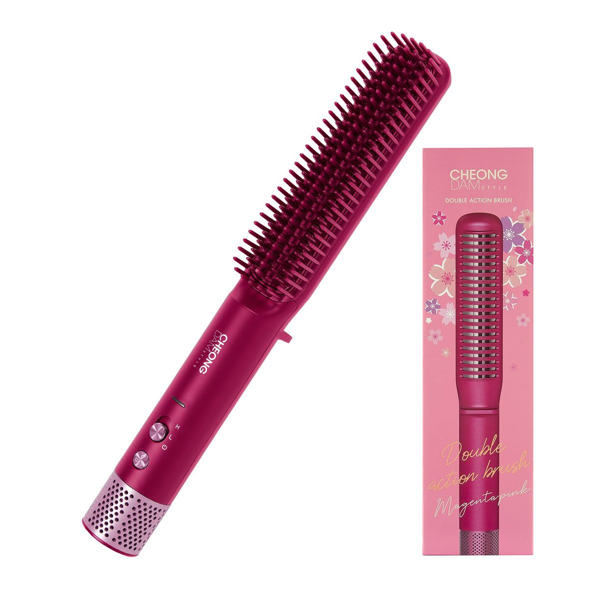 チョンダムスタイル ダブルアクションヘアブラシ
